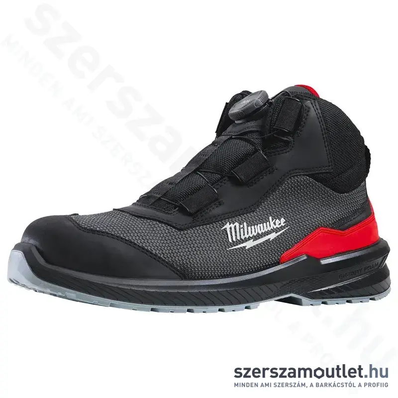 MILWAUKEE FLEXTRED S1PS Munkavédelmi magasszárú cipő BOA fűzővel 40-es (B1M110133)