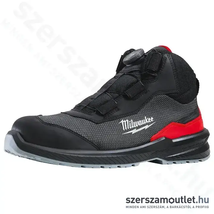 MILWAUKEE FLEXTRED S1PS Munkavédelmi magasszárú cipő BOA fűzővel 44-es (B1M110133)