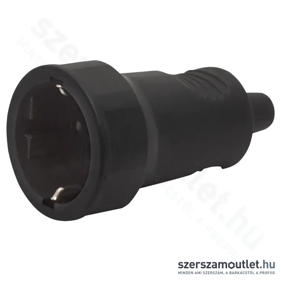 GLOBIZ Lengő dugalj 250V-50Hz/16A (Fekete)