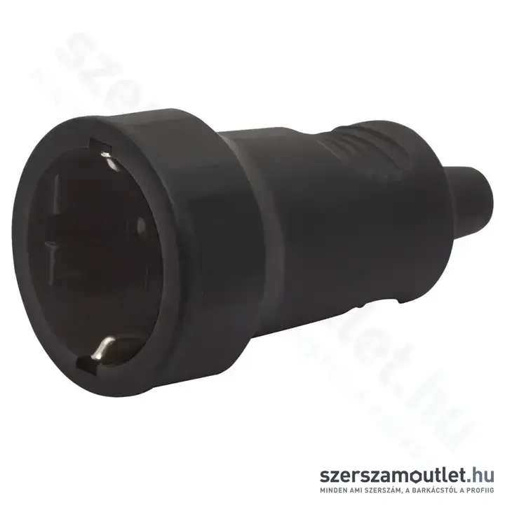 GLOBIZ Lengő dugalj 250V-50Hz/16A (Fekete)