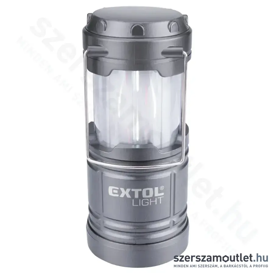 EXTOL LED teleszkópos lámpa láng hatású fénnyel 75/25lm