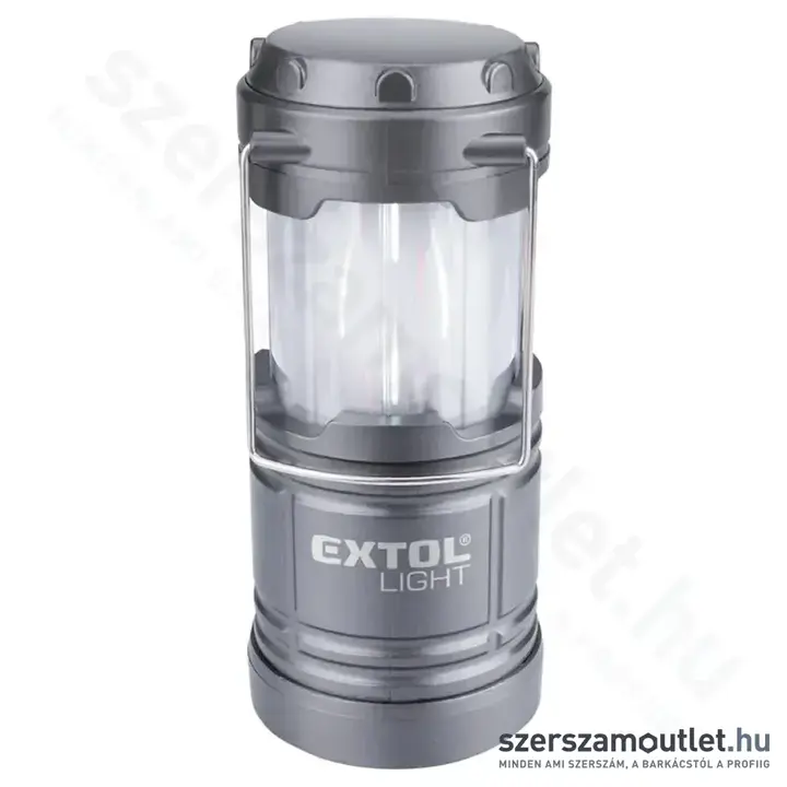 EXTOL LED teleszkópos lámpa láng hatású fénnyel 75/25lm
