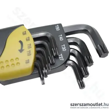 PROXXON Hajlított torxkulcs készlet TX8-TX50, 9db-os