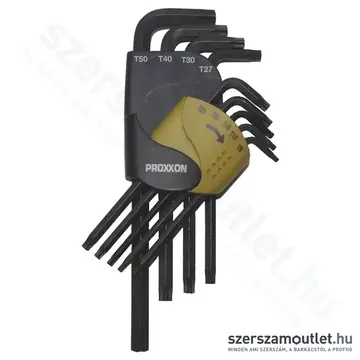 PROXXON Hajlított imbuszkulcs készlet 1,5-10mm, 9db-os