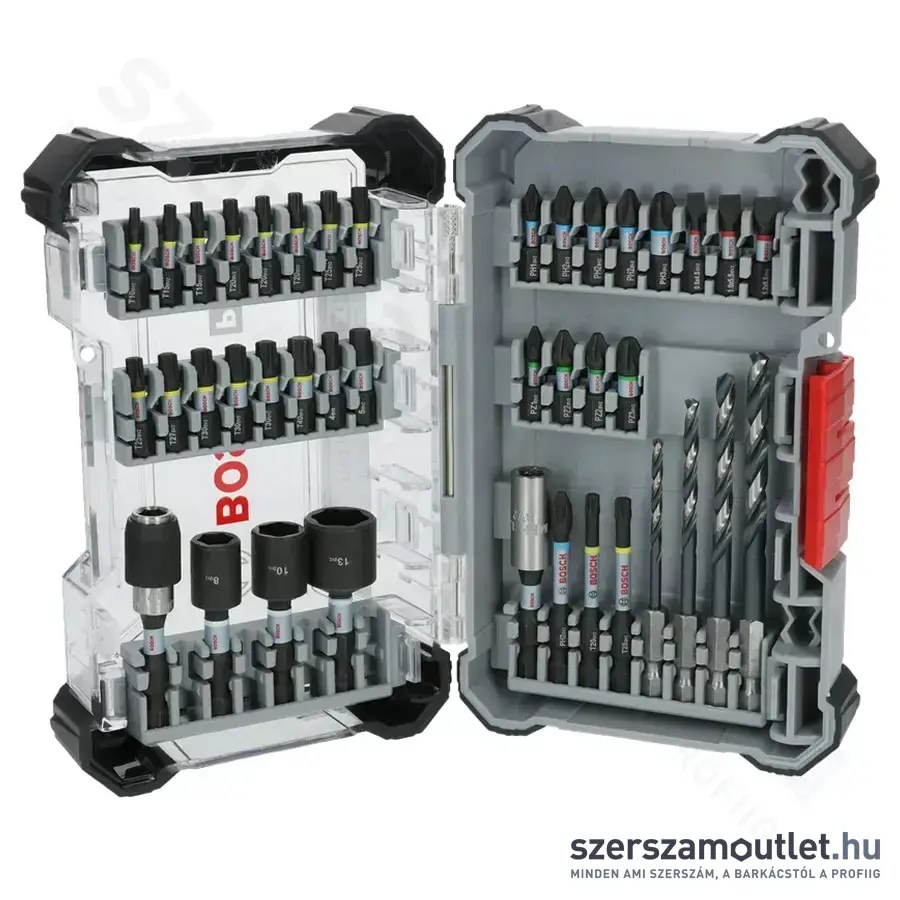 BOSCH PRO Impact Csavarbitkészlet + fúrószár készlet fémhez 3-6mm, 40db-os