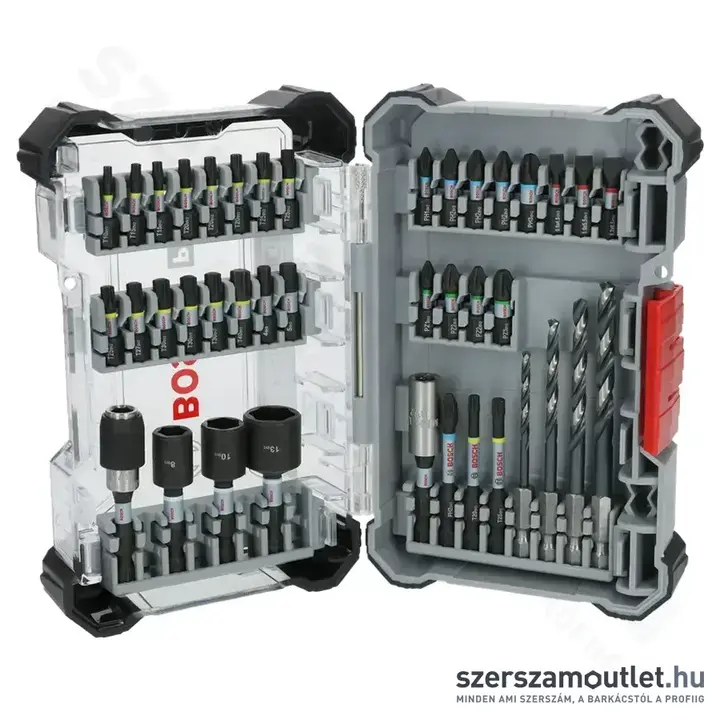 BOSCH PRO Impact Csavarbitkészlet + fúrószár készlet fémhez 3-6mm, 40db-os