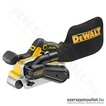 DEWALT DCW220NT-XJ Akkus szénkefementes szalagcsiszoló 75x533mm, 18V (Akku és töltő nélkül!)