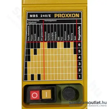 PROXXON MBS 240/E Mikro szalagfűrész 5x0,4mm, 85W/230V