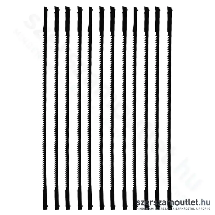 PROXXON Fűrészlap fához, normál fogazat, T17, 130x1,2x0,38mm (12db/csomag)