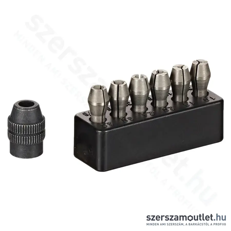 PROXXON MICROMOT Befogópatron készlet befogóanyával és tartóval, 1-3,2mm, 8db-os