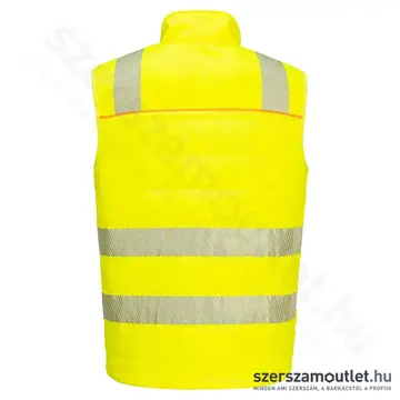 PORTWEST DX479 DX4 Hi-Vis Softshell Mellény XXL-es (Sárga/Fekete)