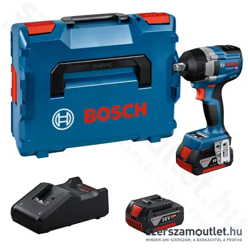 BOSCH GDS 18V-750 C Akkus ütvecsavarozó L-Boxxban (750Nm 1/2