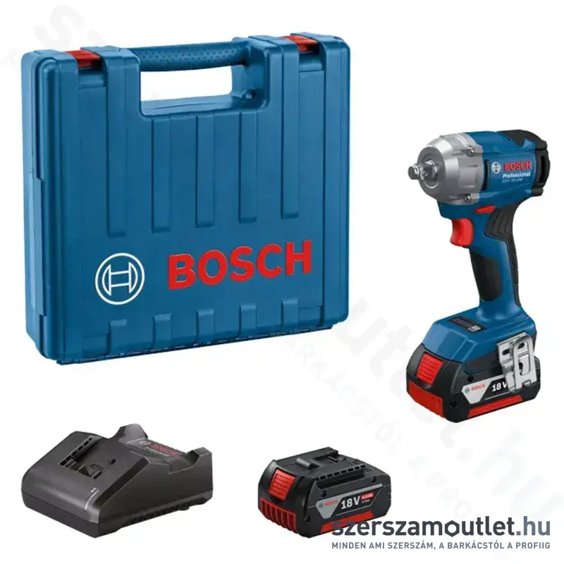 BOSCH GDS 18V-350 Akkus ütvecsavarozó L-Caseben (350Nm 1/2