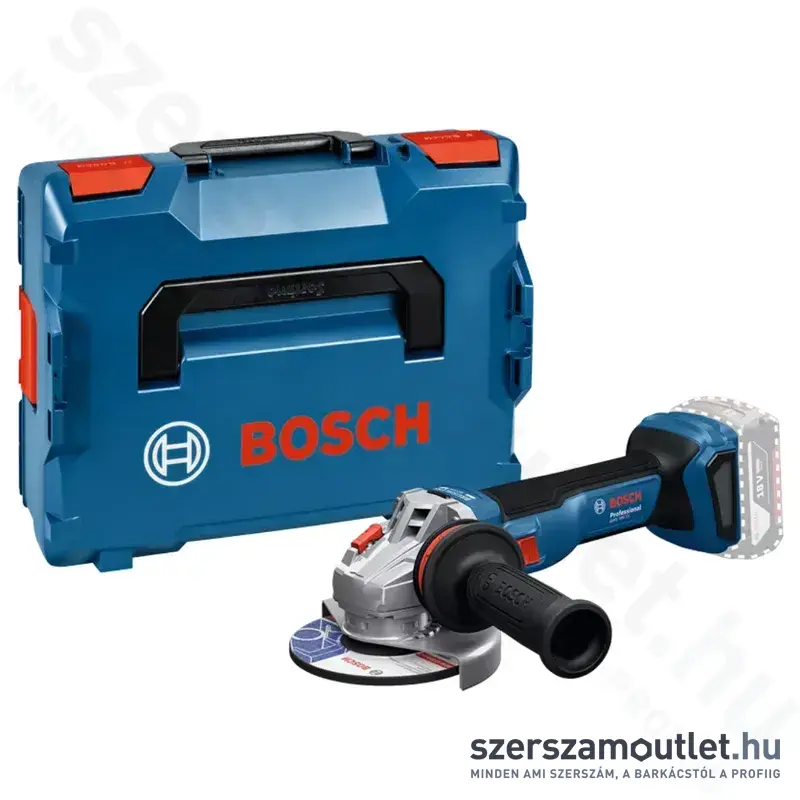 BOSCH GWS 18V-11 Akkus sarokcsiszoló L-Boxxban (18V/125mm) (Akku és töltő nélkül!) (06019N4102)