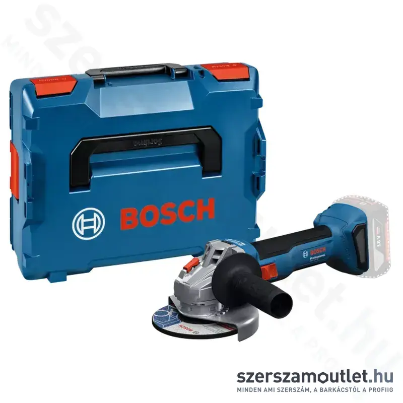 BOSCH GWS 18V-8 Akkus sarokcsiszoló L-Boxxban (18V/125mm) (Akku és töltő nélkül!) (06019N9001)