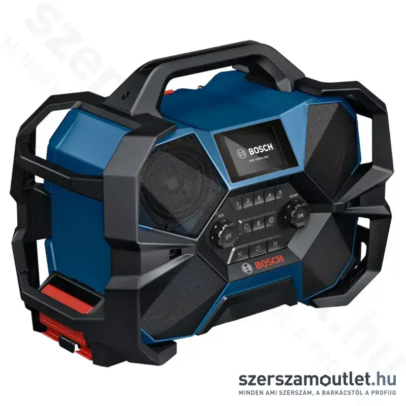 BOSCH GPB 18VH-6 SRC Akkus rádió és töltő (18V) (Akku és töltő nélkül!) (06014A6200)