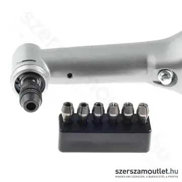 PROXXON LWB/A Akkus, hosszú nyakú, sarokfúró gép (2,6Ah/10,8V) + befogópatron 1-3,2mm