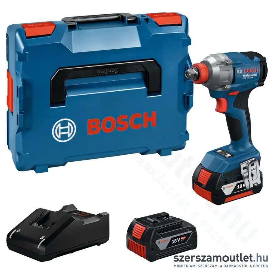 BOSCH GDX 18V-285 Professional Akkus szénkefementes ütvecsavarozó 1/2