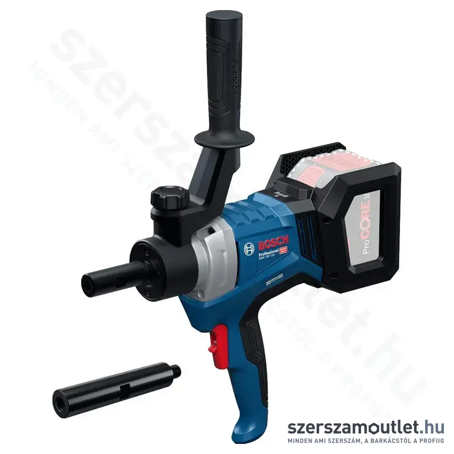BOSCH GRW 18V-120 Akkus szénkefementes keverőgép M14, 18V (Akku és töltő nélkül!)
