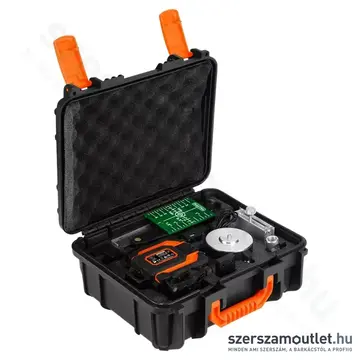 NEO TOOLS Lézeres színtező, zöld, önbeálló, 4x360°, 25m, 16vonal, IP43 (4,0Ah/3,7V)