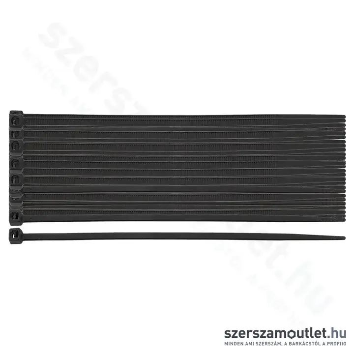 NEO TOOLS EXTREME Kábelkötegelő, gyorskötöző, UV-álló, 2,5x80mm (Fekete) (100db/csomag)