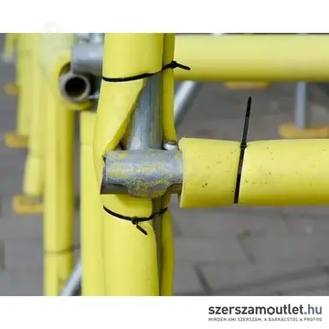 NEO TOOLS EXTREME Kábelkötegelő, gyorskötöző, UV-álló, 2,5x200mm (Fekete) (20db/csomag)