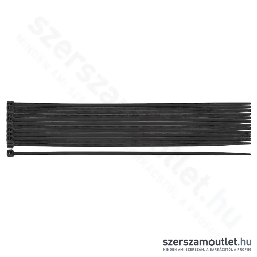 NEO TOOLS EXTREME Kábelkötegelő, gyorskötöző, UV-álló, 2,5x200mm (Fekete) (20db/csomag)