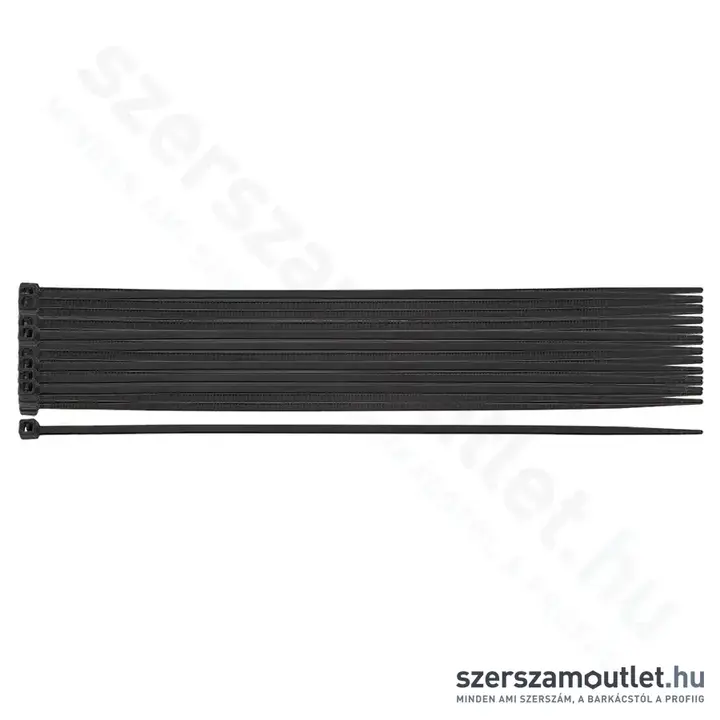 NEO TOOLS EXTREME Kábelkötegelő, gyorskötöző, UV-álló, 2,5x200mm (Fekete) (20db/csomag)
