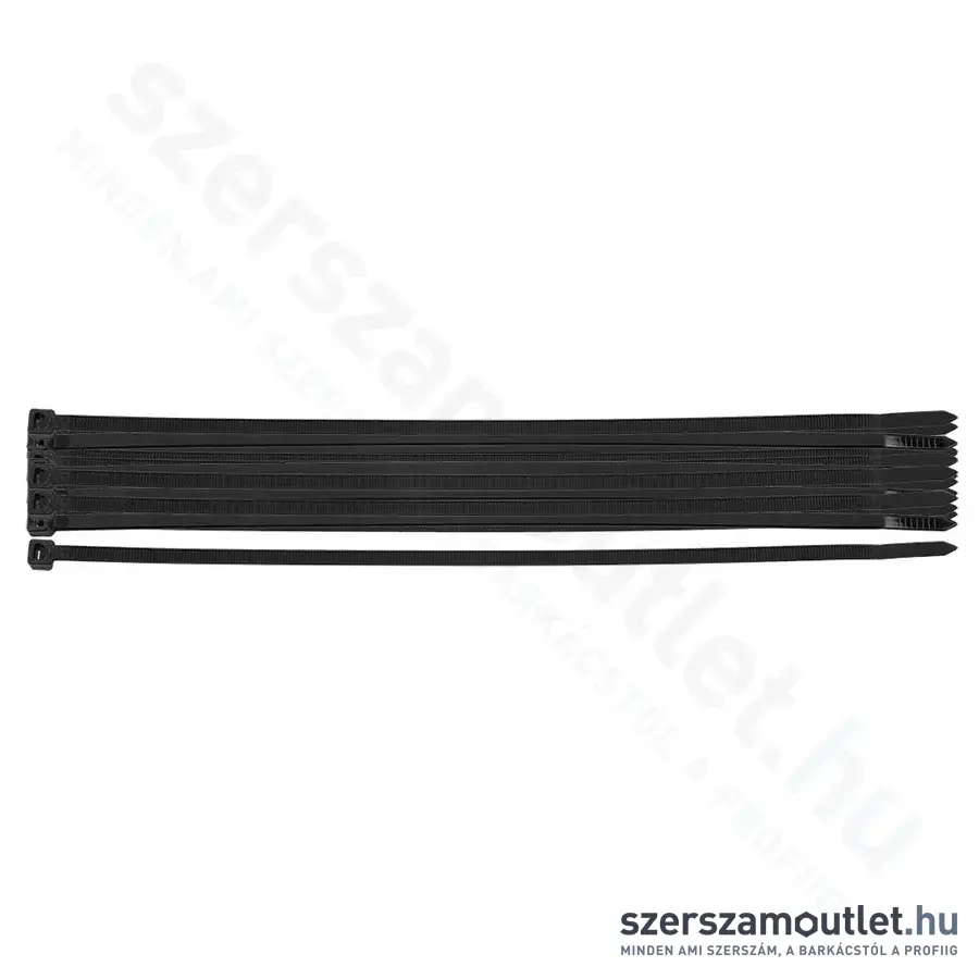 NEO TOOLS EXTREME Kábelkötegelő, gyorskötöző, UV-álló, 4,8x200mm (Fekete) (20db/csomag)