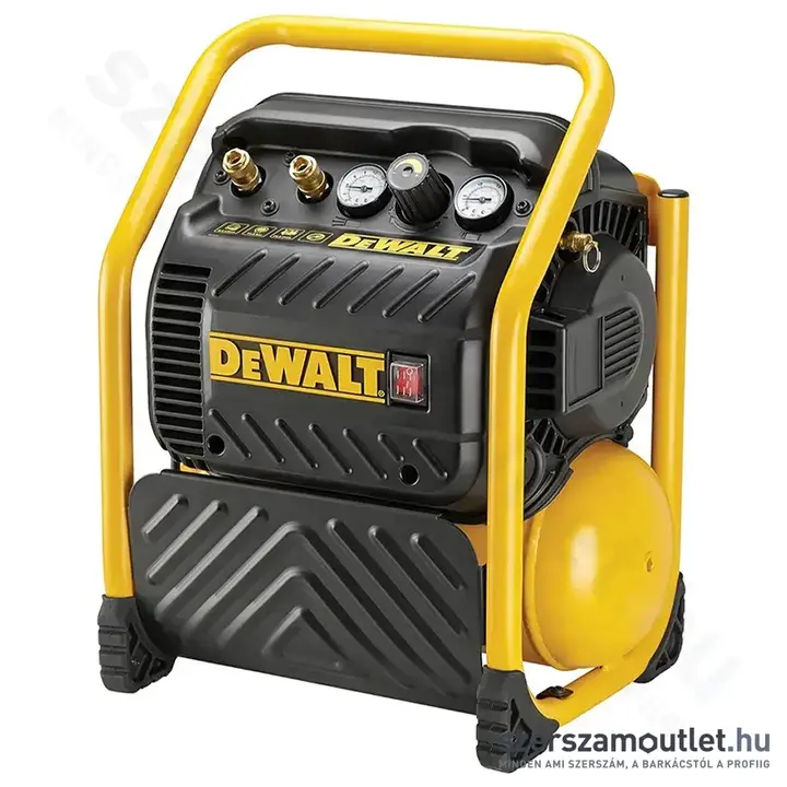 DEWALT DPC10QTC Kompresszor, olajmentes (9.4l; 13.8bar; 1100W)