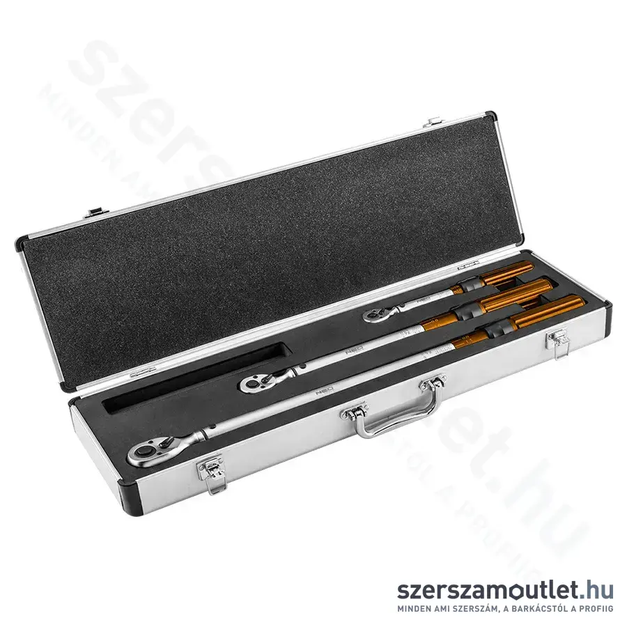 NEO TOOLS Nyomatékkulcs készlet, double-click, 1/4