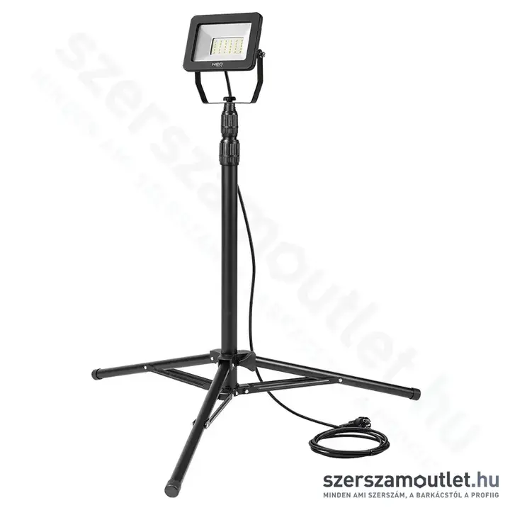 NEO TOOLS Reflektor teleszkópos állvánnyal, SMD-led, 4500lm, 6500K, IP65, 1,8m, 50W/230V