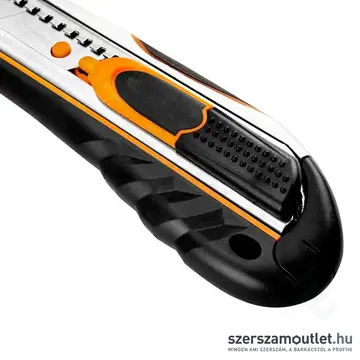 NEO TOOLS Törhető pengés kés, autómata penge rejtés, fém vezetősín, 18mm, 200mm