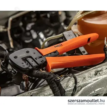 NEO TOOLS Krimpelő/kábelsarufogó MC4 napelemes csatlakozókhoz, 2,5-6m2, 265mm