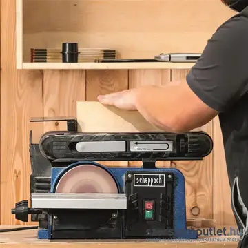 SCHEPPACH BTS 900 Szalag és tányéros csiszoló (370W/100x915mm) (5903306901)