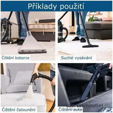 SCHEPPACH SPRAYVAC 20 Szőnyeg és kárpittisztító száraz/nedves porszívó (1600W/20l) (5905701901)