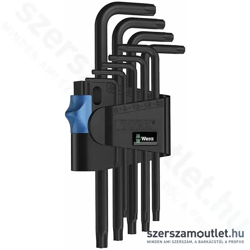 WERA 967/9 Torx imbuszkulcs készlet 9 részes (T8-T40mm)