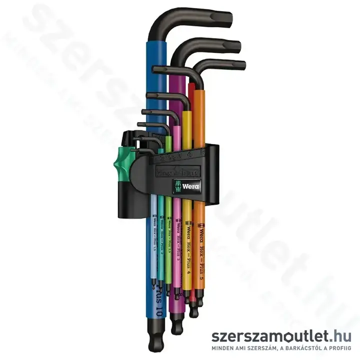 WERA 950/9 Hosszított imbuszkulcs készlet 9 részes (1,5-10mm)