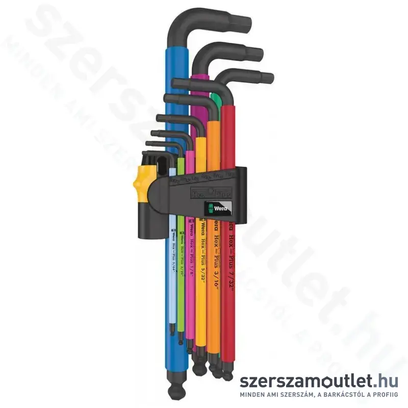 WERA 950/9 Hosszított imbuszkulcs készlet 9 részes (3/8
