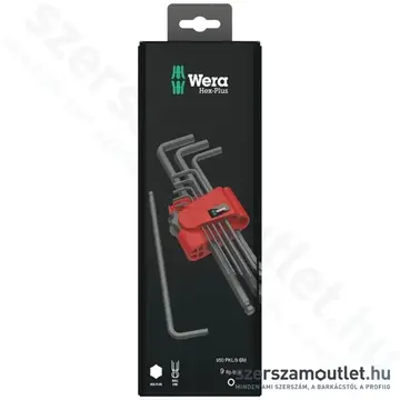 WERA 950/9 Hosszított imbuszkulcs készlet 9 részes (1,5-10mm)