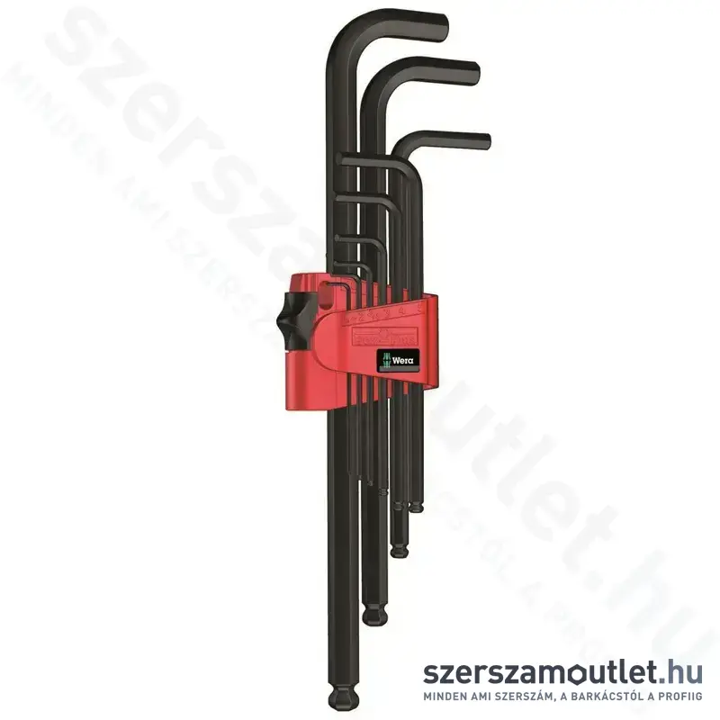 WERA 950/9 Hosszított imbuszkulcs készlet 9 részes (1,5-10mm)