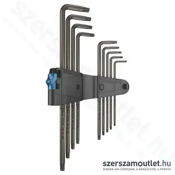 WERA 967/9 Hosszított imbuszkulcs készlet TORX 9 részes (T8-T40)