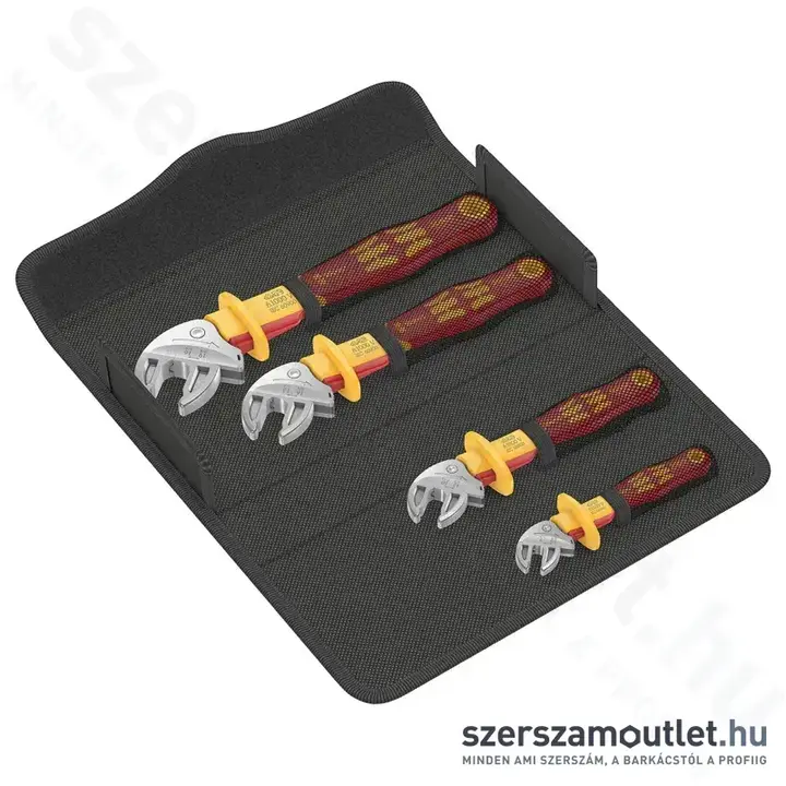 WERA 6004 JOKER VDE 4 Set 1 Szigetelt, állítható villáskulcs készlet 4 részes