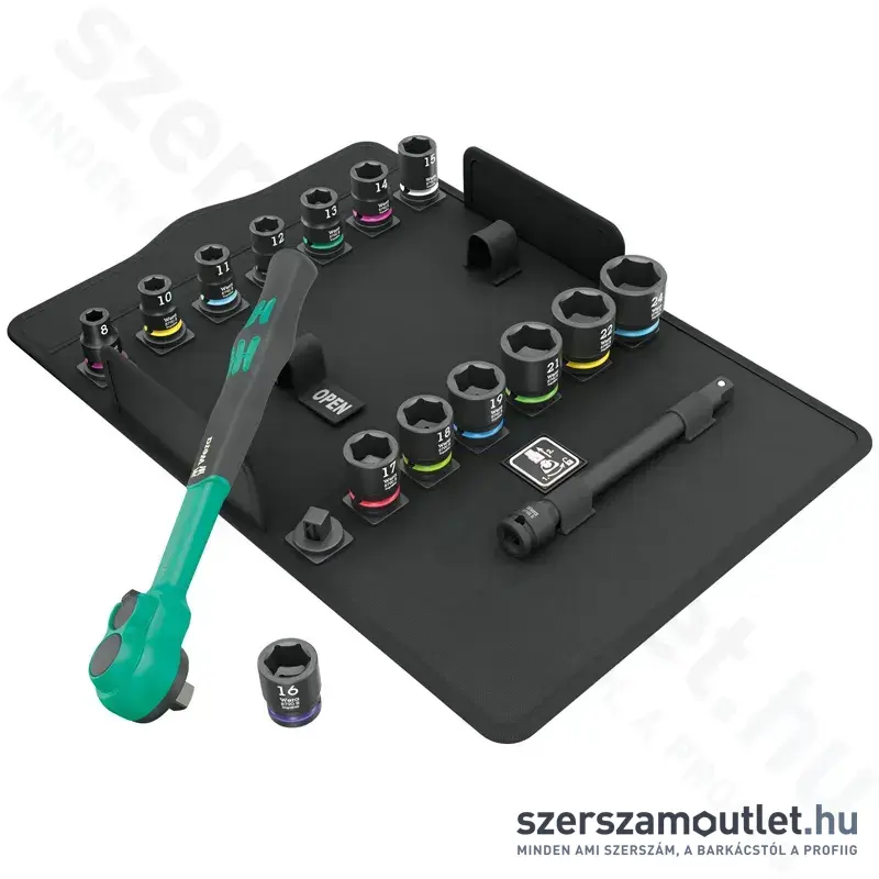 WERA 8100 SB 12 Zyklop Comfort Racsnis hajtókar 3/8