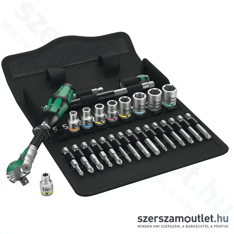 WERA 8100 SA 6 Zyklop Speed Racsnis hajtókar 1/4
