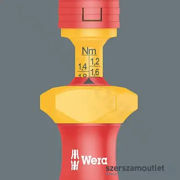 WERA Kraftform Kompakt VDE 16 Torque Szigetelt nyomaték csavarhúzó készlet, 1,2-3Nm, 16db-os