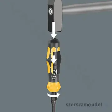 WERA Kraftform Kompakt 900 Hosszított, üthető csavarhúzó készlet 19 részes