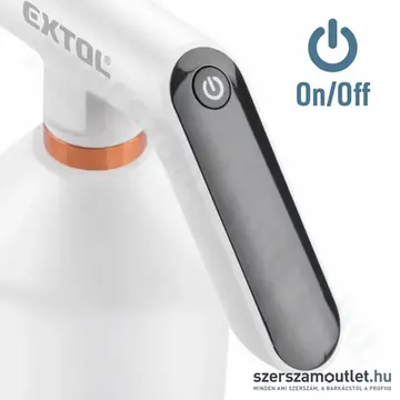 EXTOL Akkus permeteztő, 1l, USB töltés, 0,5l/perc (2,0Ah/4V)