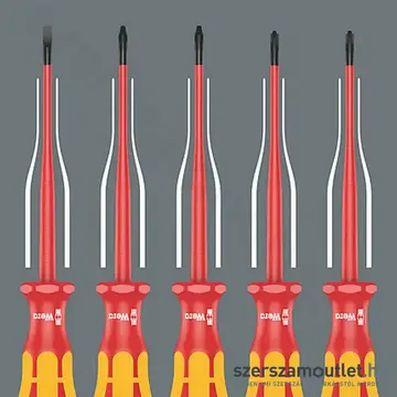 WERA 165 IS PZ VDE Szigetelt csavarhúzó vékony szárral PZ2x100mm