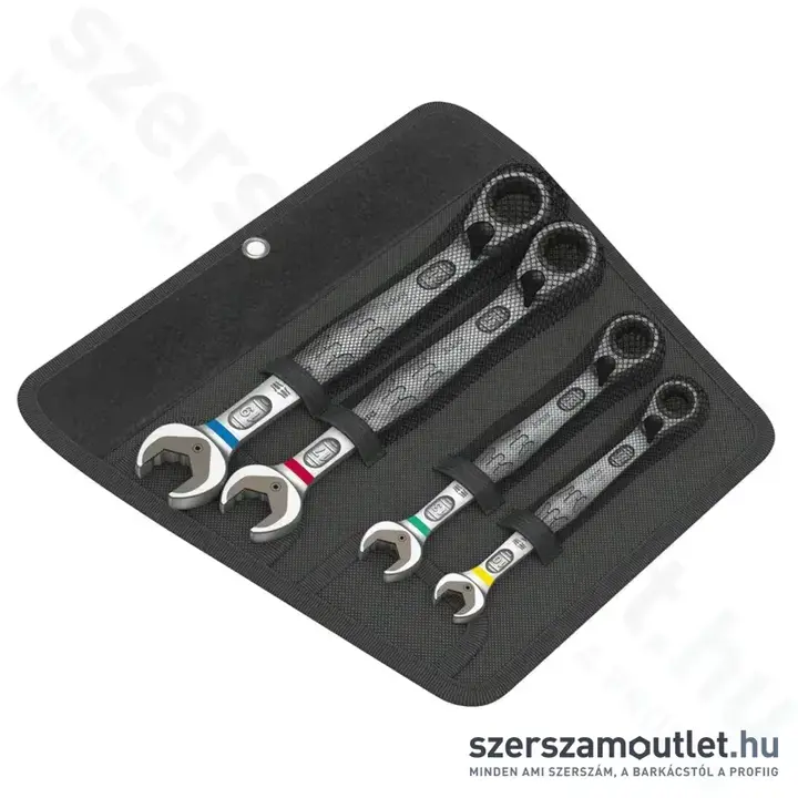 WERA 6001 JOKER Racsnis csillag-villáskulcs készlet, irányváltós, 4 részes (10-19mm)